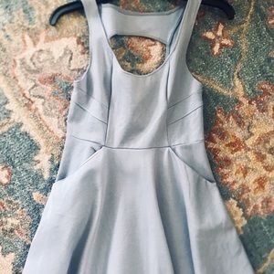 UO light blue peplum dress